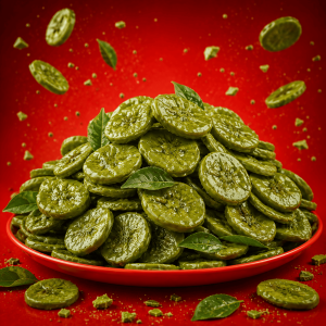 Matcha Banana Chips